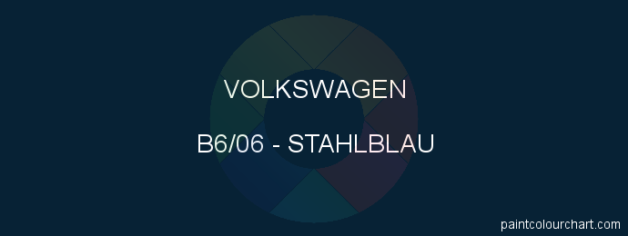 Volkswagen paint B6/06 Stahlblau