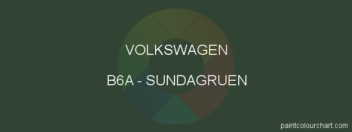 Volkswagen paint B6A Sundagruen