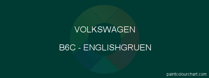 Volkswagen paint B6C Englishgruen