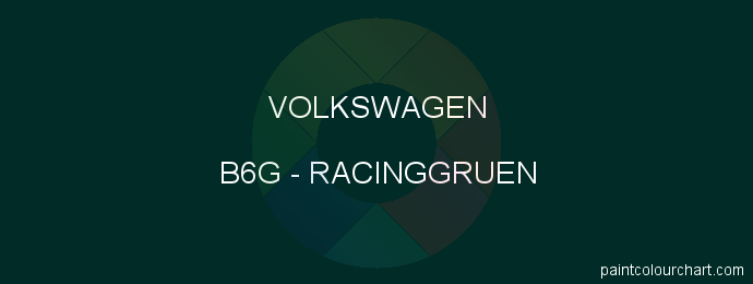 Volkswagen paint B6G Racinggruen
