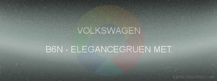 Volkswagen paint B6N Elegancegruen Met.