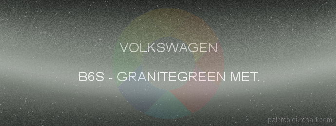 Volkswagen paint B6S Granitegreen Met.