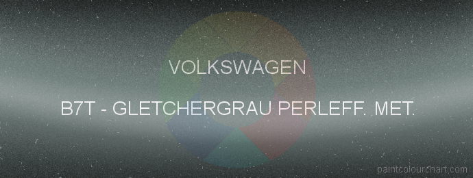 Volkswagen paint B7T Gletchergrau Perleff. Met.