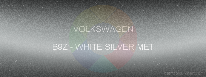 Volkswagen paint B9Z White Silver Met.