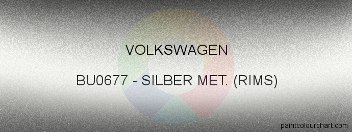Volkswagen paint BU0677 Silber Met. (rims)