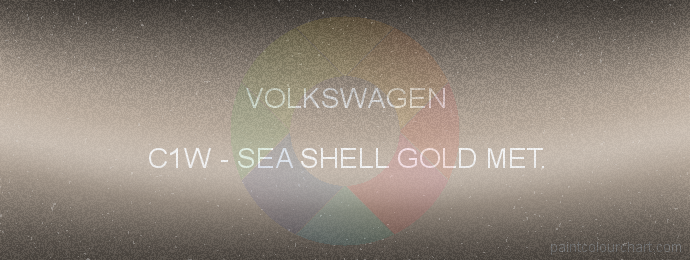 Volkswagen paint C1W Sea Shell Gold Met.