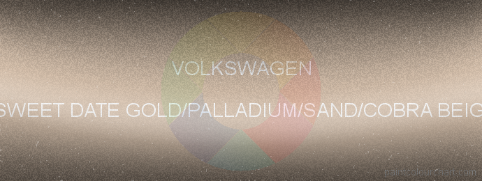 Volkswagen paint C1Y Sweet Date Gold/palladium/sand/cobra Beige Met