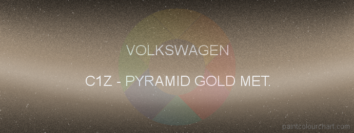 Volkswagen paint C1Z Pyramid Gold Met.