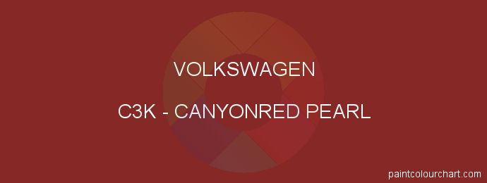 Volkswagen paint C3K Canyonred Pearl