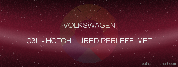 Volkswagen paint C3L Hotchillired Perleff. Met.