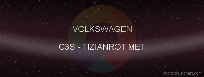 Volkswagen paint C3S Tizianrot Met.