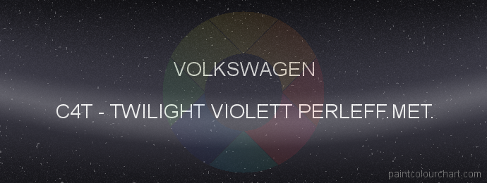 Volkswagen paint C4T Twilight Violett Perleff.met.