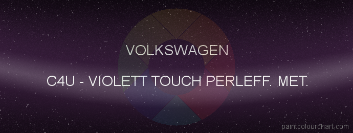 Volkswagen paint C4U Violett Touch Perleff. Met.