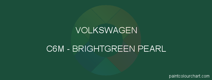 Volkswagen paint C6M Brightgreen Pearl