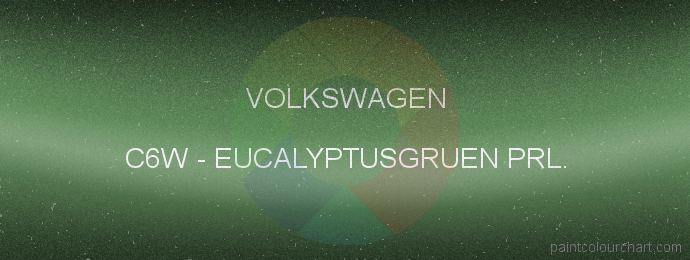 Volkswagen paint C6W Eucalyptusgruen Prl.