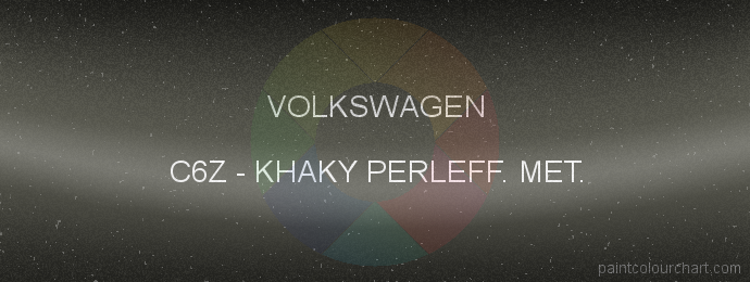 Volkswagen paint C6Z Khaky Perleff. Met.