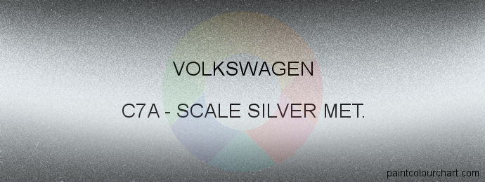 Volkswagen paint C7A Scale Silver Met.