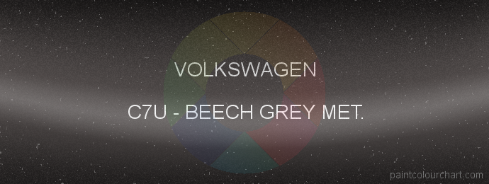 Volkswagen paint C7U Beech Grey Met.
