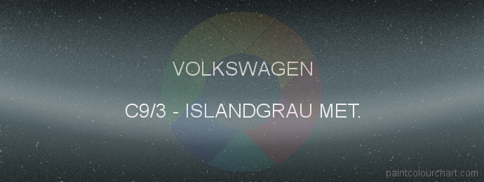 Volkswagen paint C9/3 Islandgrau Met.