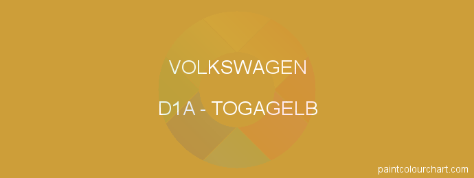 Volkswagen paint D1A Togagelb