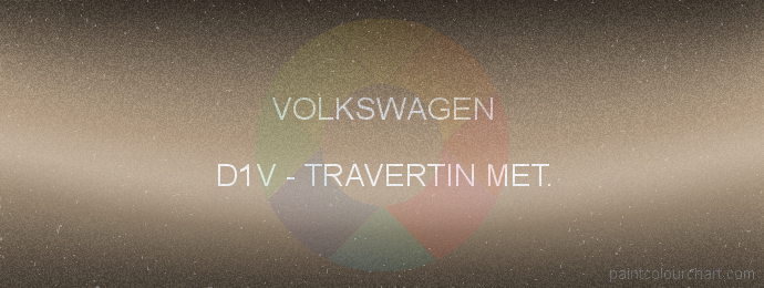 Volkswagen paint D1V Travertin Met.
