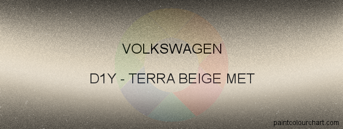 Volkswagen paint D1Y Terra Beige Met