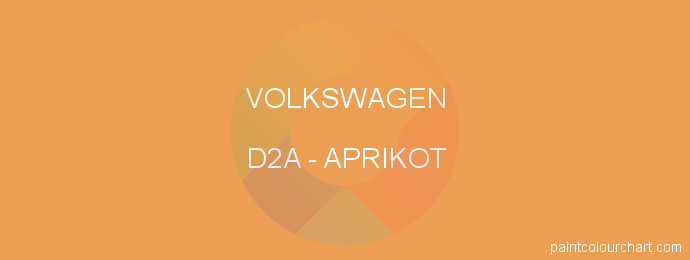Volkswagen paint D2A Aprikot