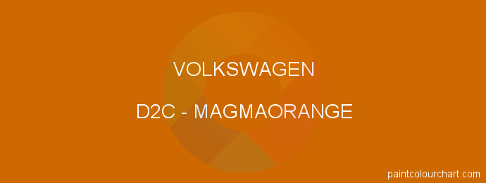 Volkswagen paint D2C Magmaorange
