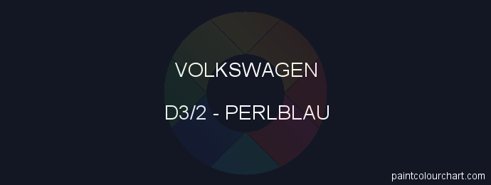 Volkswagen paint D3/2 Perlblau