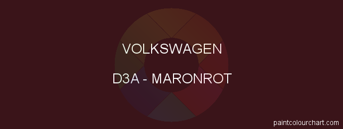 Volkswagen paint D3A Maronrot