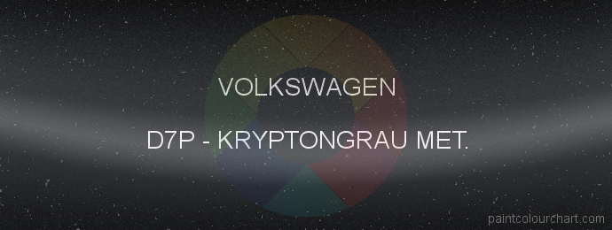Volkswagen paint D7P Kryptongrau Met.