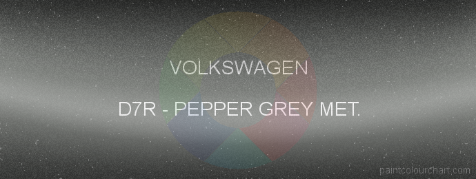 Volkswagen paint D7R Pepper Grey Met.