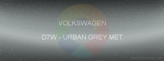 Volkswagen paint D7W Urban Grey Met.