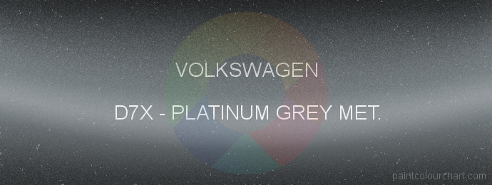 Volkswagen paint D7X Platinum Grey Met.