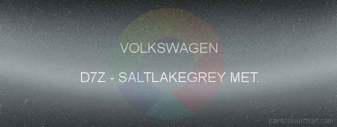 Volkswagen paint D7Z Saltlakegrey Met.