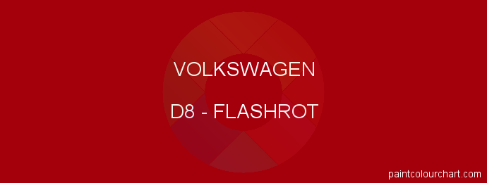 Volkswagen paint D8 Flashrot