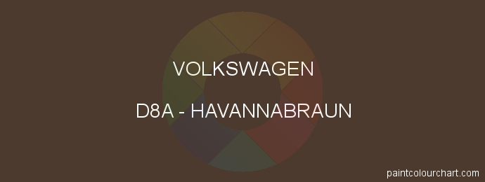 Volkswagen paint D8A Havannabraun