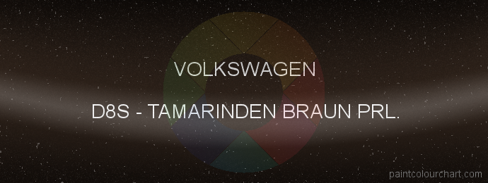 Volkswagen paint D8S Tamarinden Braun Prl.