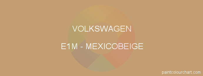Volkswagen paint E1M Mexicobeige