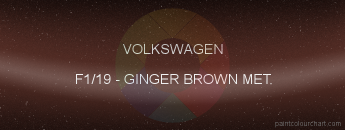 Volkswagen paint F1/19 Ginger Brown Met.