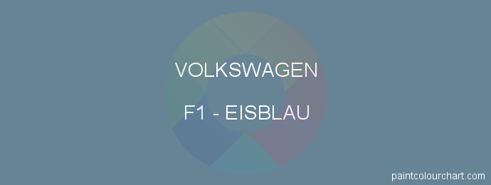 Volkswagen paint F1 Eisblau