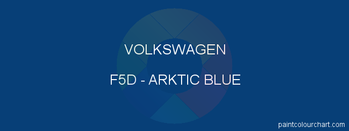 Volkswagen paint F5D Arktic Blue
