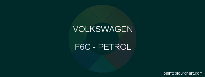 Volkswagen paint F6C Petrol