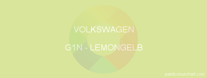 Volkswagen paint G1N Lemongelb