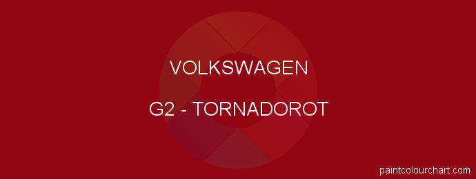 Volkswagen paint G2 Tornadorot