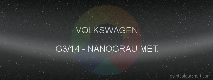 Volkswagen paint G3/14 Nanograu Met.