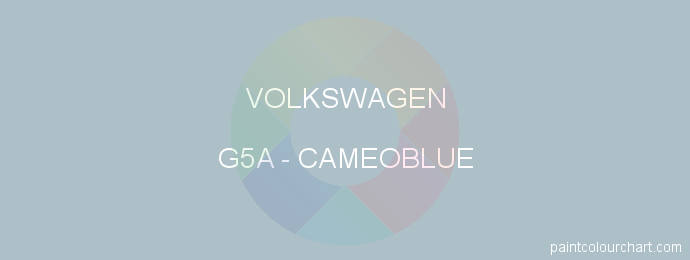 Volkswagen paint G5A Cameoblue