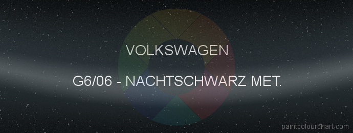 Volkswagen paint G6/06 Nachtschwarz Met.