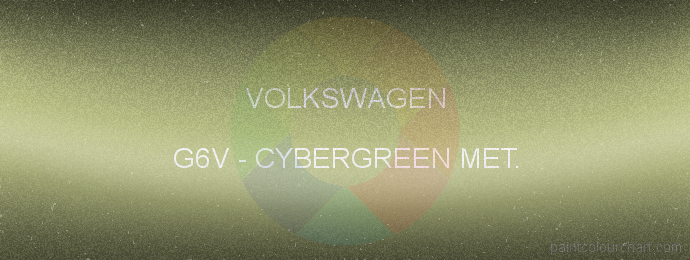 Volkswagen paint G6V Cybergreen Met.