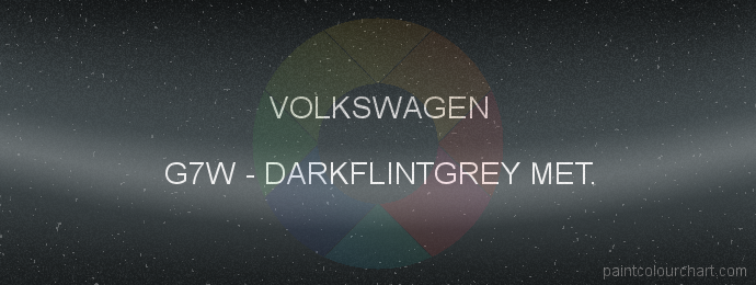 Volkswagen paint G7W Darkflintgrey Met.